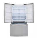 LG - 35.75 Inch 23 cu. ft French Door Refrigerator in Stainless - LRFCC23D6S