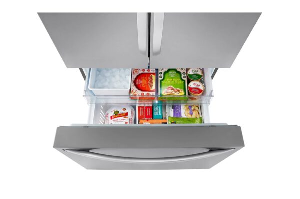 LG - 35.75 Inch 27 cu. ft French Door Refrigerator in Stainless - LRFLC2706S - Image 6