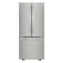 LG - 29.8 Inch 21.8 cu. ft French Door Refrigerator in Stainless - LRFNS2200S