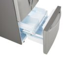 LG - 29.8 Inch 21.8 cu. ft French Door Refrigerator in Stainless - LRFNS2200S