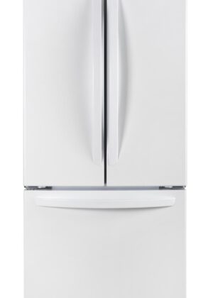 LG - 29.8 Inch 21.8 cu. ft French Door Refrigerator in White - LRFNS2200W