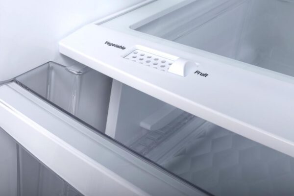 LG - 29.8 Inch 21.8 cu. ft French Door Refrigerator in White - LRFNS2200W - Image 4