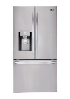 LG - 35.75 Inch 27.7 cu. ft French Door Refrigerator in Stainless - LRFS28XBS