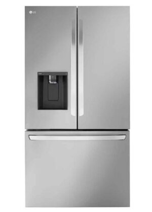 LG - 35.75 Inch 25.5 cu. ft French Door Refrigerator in Stainless - LRFXC2606S
