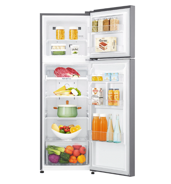 LG - 22 Inch 9 cu. ft Top Mount Refrigerator in Stainless - LRTNC0915V - Image 2