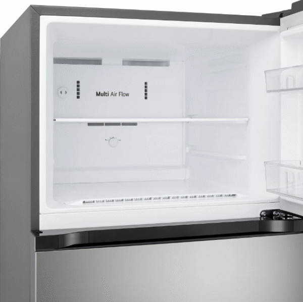 LG - 28 Inch 18 cu. ft Top Mount Refrigerator in Stainless - LT18S2100S - Image 5