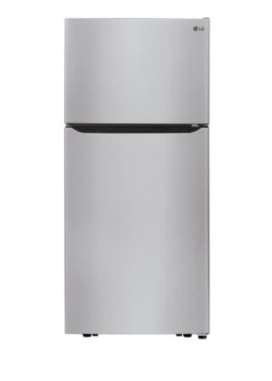 LG - 29.8 Inch 20.2 cu. ft Top Mount Refrigerator in Stainless - LTCS20020S