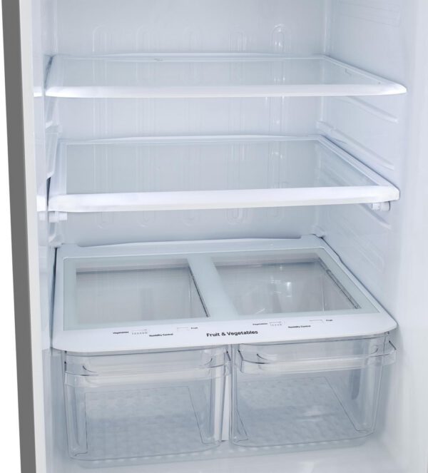 LG - 29.8 Inch 20.2 cu. ft Top Mount Refrigerator in Stainless - LTCS20020S - Image 6