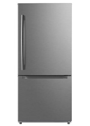Moffat - 29.5 Inch 18.6 cu. ft Bottom Mount Refrigerator in Stainless - MBE19DSNKSS