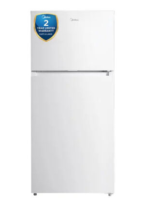 Midea - 27.6 Inch 14.2 cu. ft Top Mount Refrigerator in White - MRT14D2BWW