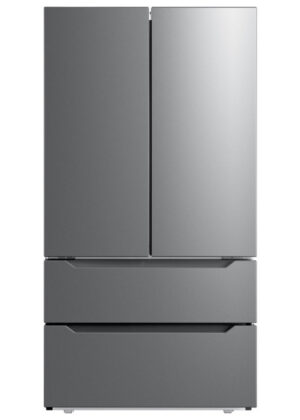 Moffat - 35.83 Inch 22 cu. ft French Door Refrigerator in Stainless - MWE22FYPKFS