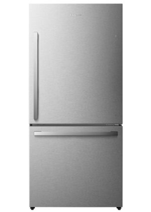 Hisense - 31.1 Inch 17 cu. ft Bottom Mount Refrigerator in Titanium - RB17A2CSE