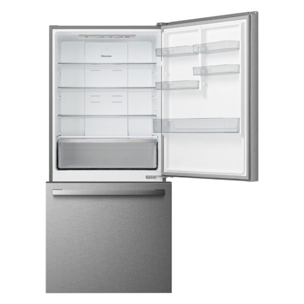 Hisense - 31.1 Inch 17 cu. ft Bottom Mount Refrigerator in Titanium - RB17A2CSE - Image 2