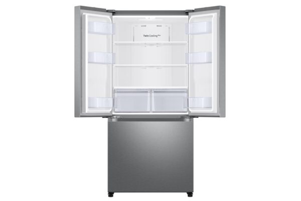 Samsung - 32.125 Inch 17.5 cu. ft French Door Refrigerator in Stainless - RF18A5101SR - Image 3