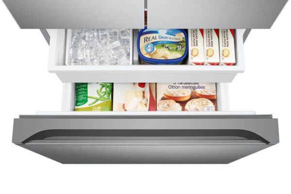 Samsung - 32.125 Inch 17.5 cu. ft French Door Refrigerator in Stainless - RF18A5101SR - Image 5