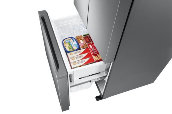 Samsung - 32.125 Inch 17.5 cu. ft French Door Refrigerator in Stainless - RF18A5101SR - Image 6