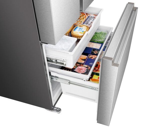 Hisense - 35.75 Inch 22.4 cu. ft French Door Refrigerator in Stainless - RF225C3CSEI - Image 5