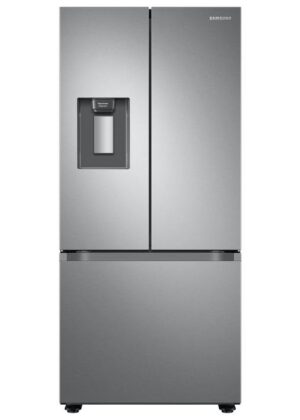 Samsung - 29.8 Inch 22 cu. ft French Door Refrigerator in Stainless - RF22A4221SR