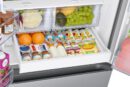 Samsung - 29.8 Inch 22 cu. ft French Door Refrigerator in Stainless - RF22A4221SR