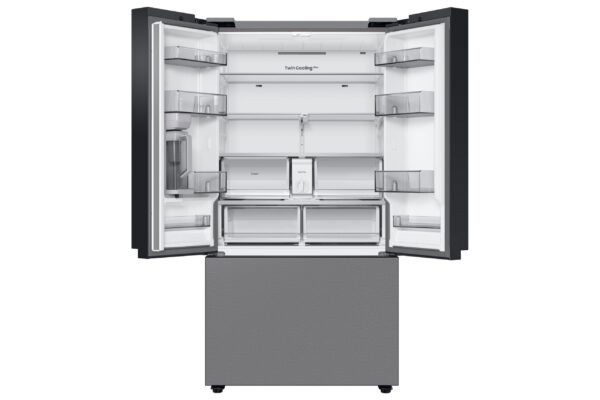 Samsung - Bespoke 35.75 Inch 23.9 cu. ft French Door Refrigerator in Stainless - RF24BB6200QLAA - Image 3