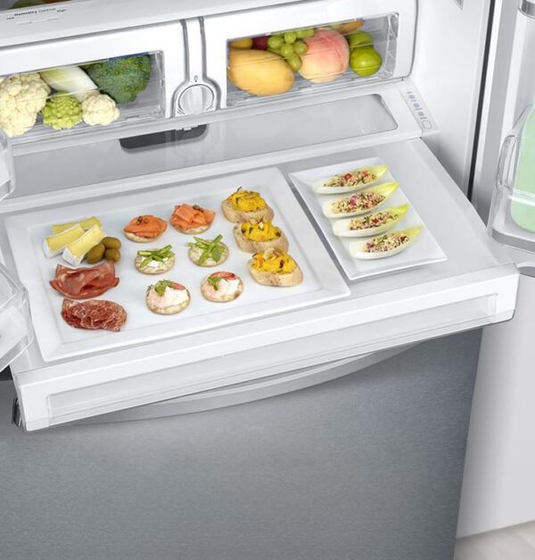 Samsung - 32.8 Inch 25.5 cu. ft French Door Refrigerator in Stainless - RF26J7510SR - Image 5