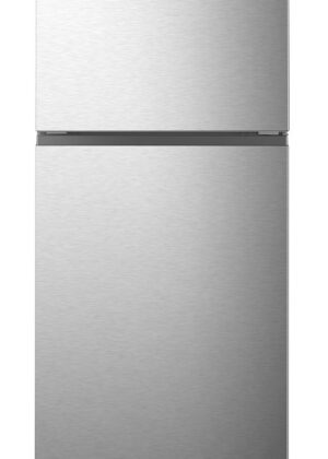 Hisense - 29.7 Inch 18 cu. ft Top Mount Refrigerator in Silver - RT18A2FSD