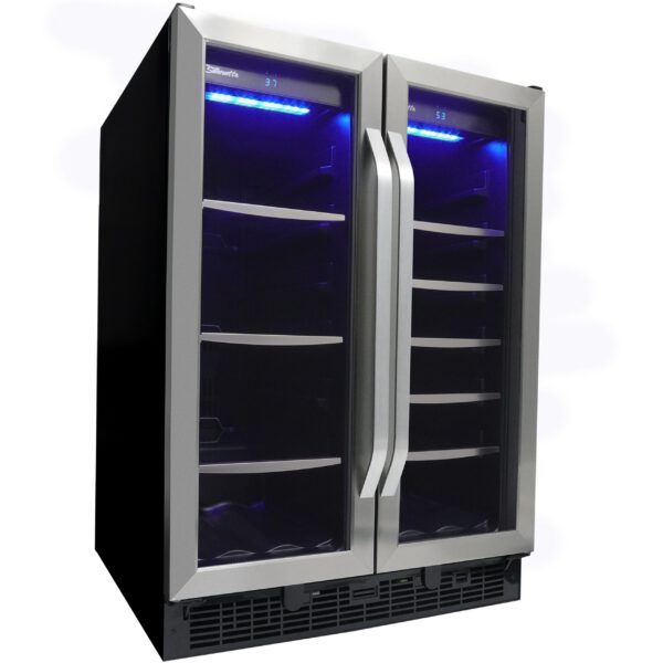 Silhouette - 23.8 Inch 5.1 cu. ft Wine Fridge Refrigerator in Stainless - SBC051D1BSS - Image 4