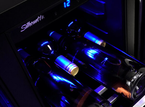 Silhouette - 23.8 Inch 5.1 cu. ft Wine Fridge Refrigerator in Stainless - SBC051D1BSS - Image 8