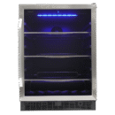 Silhouette - 23.81 Inch 5.7 cu. ft Built In / Integrated Beverage Centre Refrigerator in Stainless - SBC057D1BSS