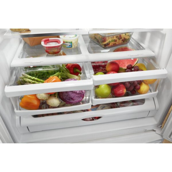 Whirlpool - 35.63 Inch 20 cu. ft French Door Refrigerator in  Stainless - WRF540CWHZ - Image 3