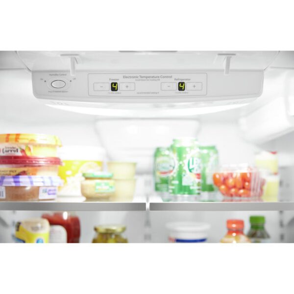 Whirlpool - 35.63 Inch 20 cu. ft French Door Refrigerator in  Stainless - WRF540CWHZ - Image 4