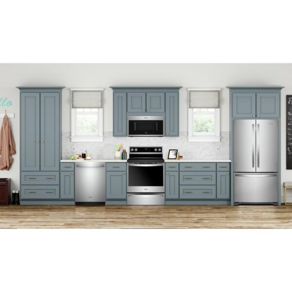 Whirlpool - 35.63 Inch 20 cu. ft French Door Refrigerator in  Stainless - WRF540CWHZ - Image 8