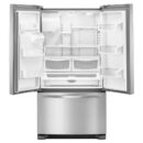 Whirlpool - 35.63 Inch 24.7 cu. ft French Door Refrigerator in  Stainless - WRF555SDFZ