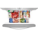 Whirlpool - 35.63 Inch 24.7 cu. ft French Door Refrigerator in  Stainless - WRF555SDFZ