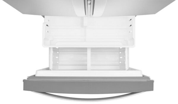 Whirlpool - 29.5 Inch 19.68 cu. ft French Door Refrigerator in  Stainless - WRF560SFHZ - Image 4