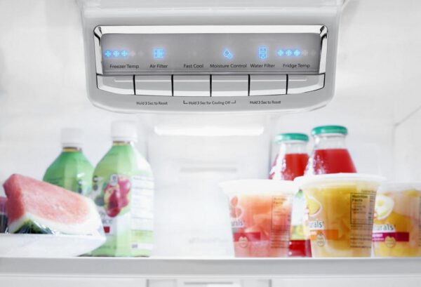 Whirlpool - 29.5 Inch 19.68 cu. ft French Door Refrigerator in  Stainless - WRF560SFHZ - Image 6