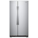 Whirlpool - 32.8 Inch 21.6 cu. ft Side by Side Refrigerator in Stainless - WRS312SNHM