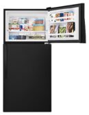 Whirlpool - 29.75 Inch 18.15 cu. ft Top Mount Refrigerator in Black - WRT318FZDB
