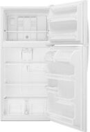 Whirlpool - 29.75 Inch 18.15 cu. ft Top Mount Refrigerator in White - WRT318FZDW