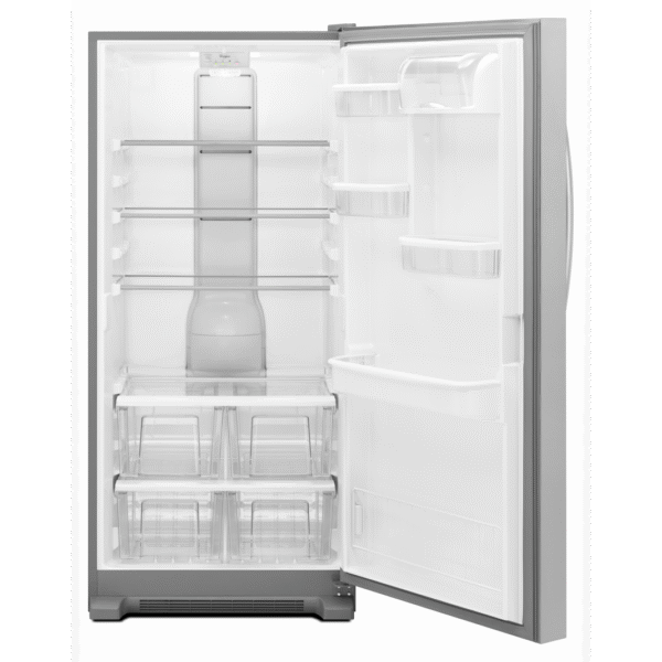 Whirlpool - 30.3 Inch 17.7 cu. ft All Refrigerator Fridge in Stainless - WSR57R18DM - Image 2
